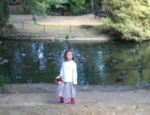 A little girl
